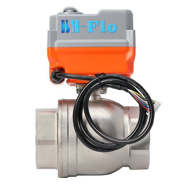10 Sec. Quick Respon Open/Closed  24VDC Two Way Stainless Steel 304 Motorized Electrical Ball Valve